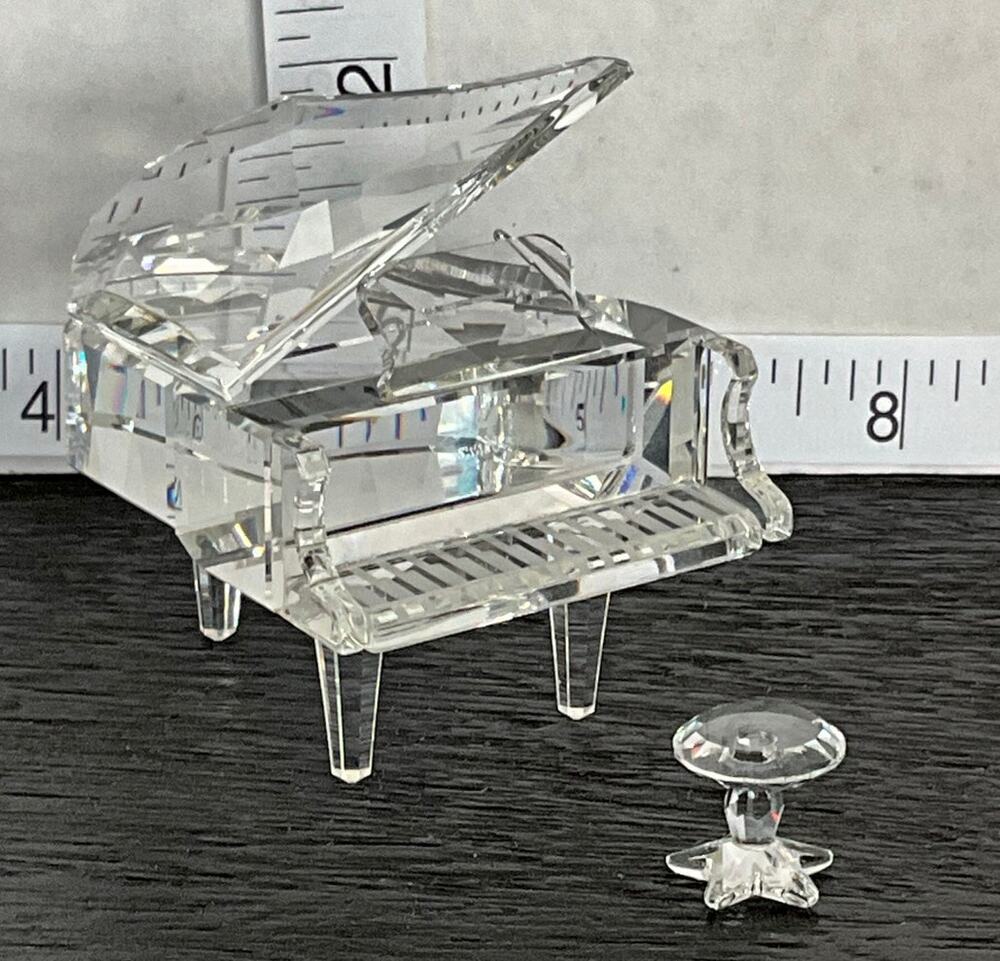 Swarovski Grand Piano with Stool and Box